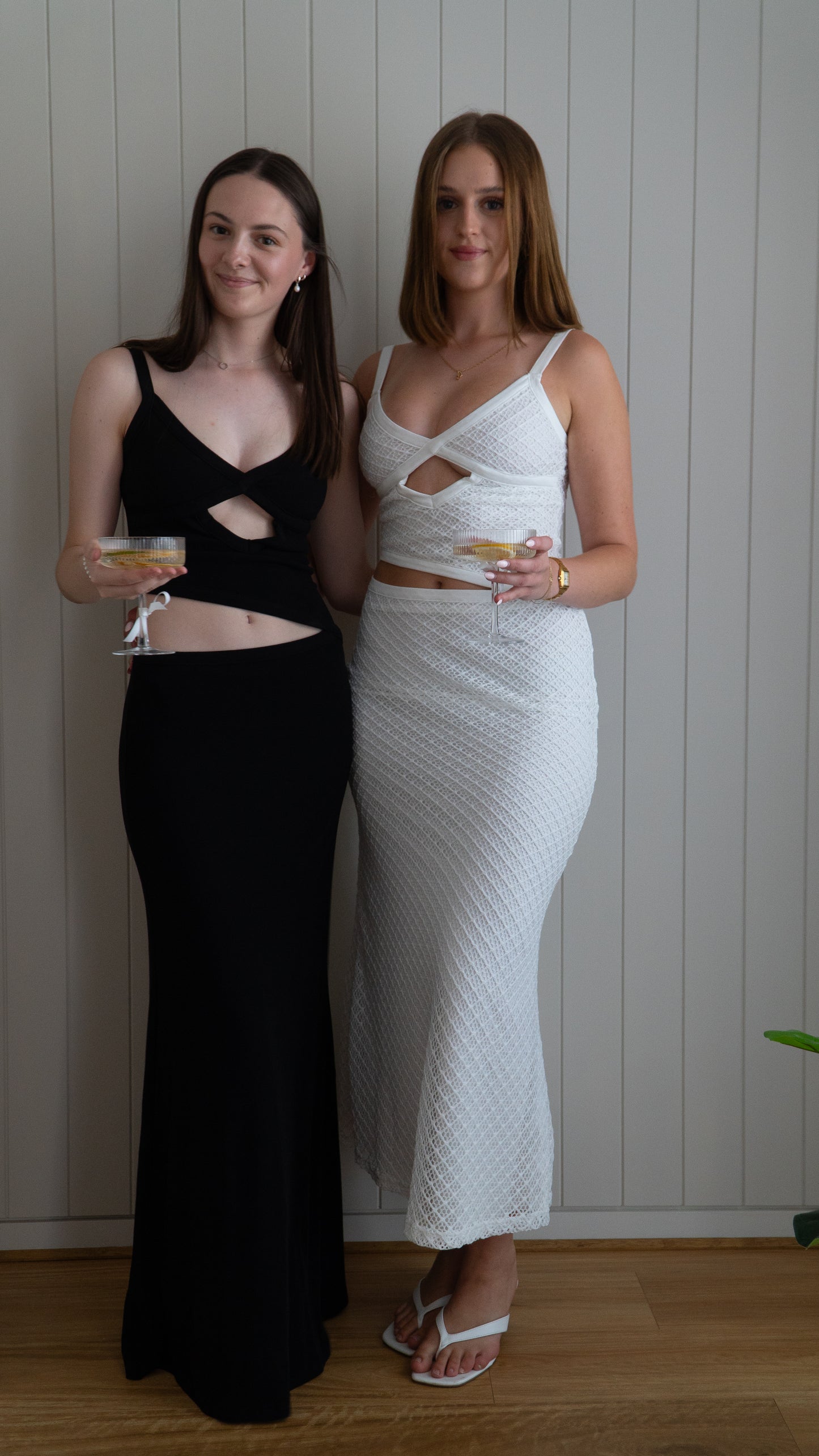 Peppermayo Jocelyn Maxi dress - White Crochet