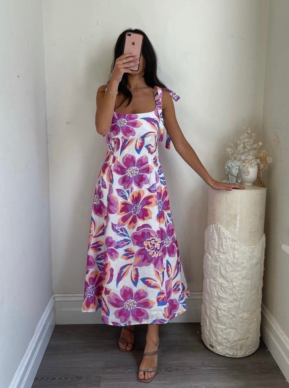 Winona Audra Tie Dress – dayout.dresshire