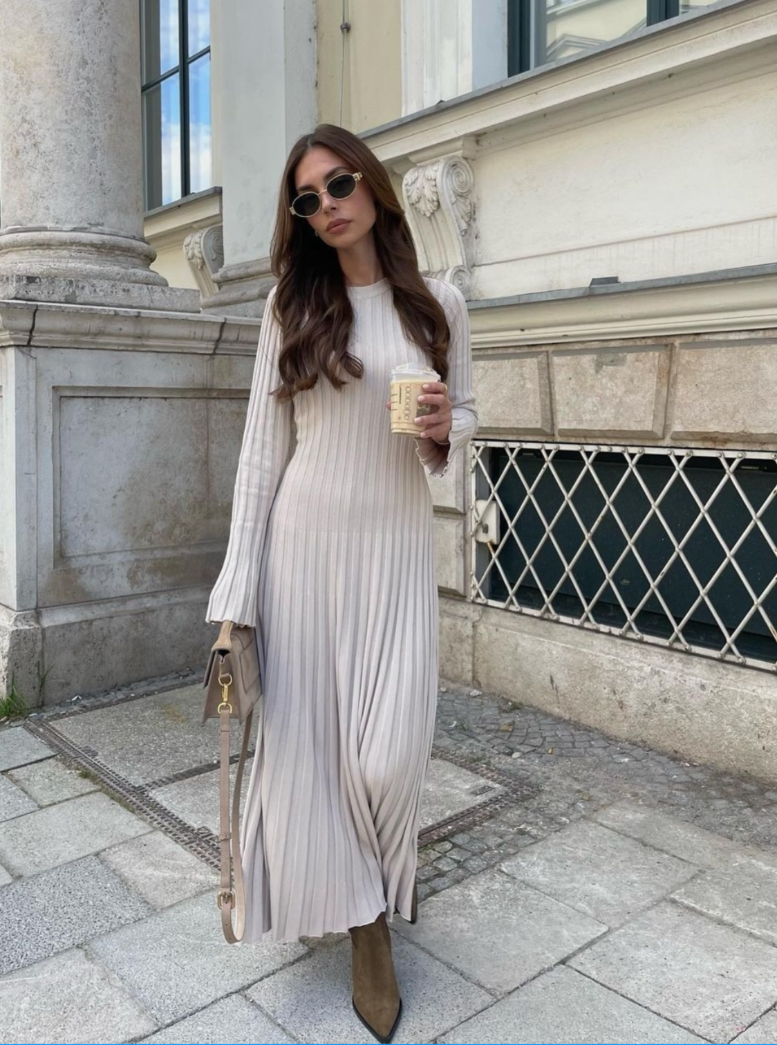 dissh ada stone long sleeve midi dress DISSH - ADA STONE LONG SLEEVE MIDI DRESS by Dissh