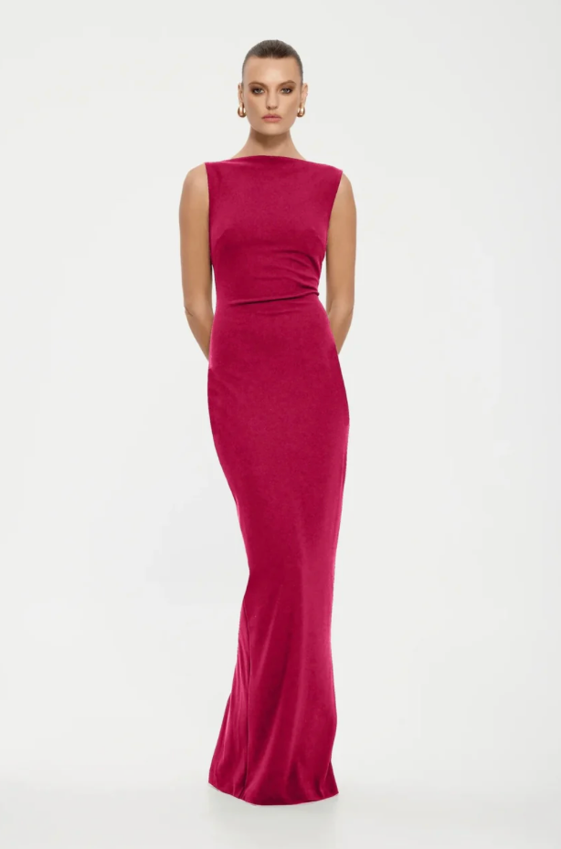 Effie Kats Verona Gown Raspberry
