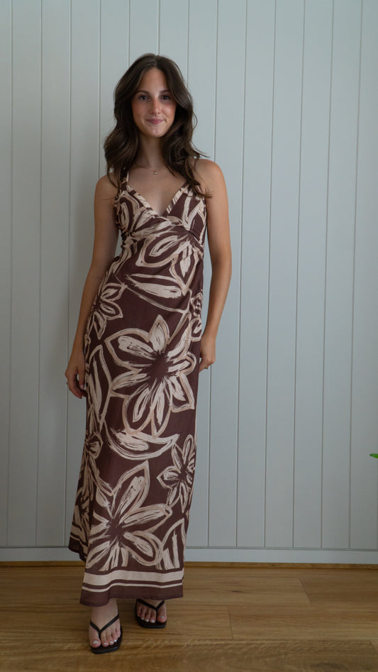Briana Halter Maxi Dress