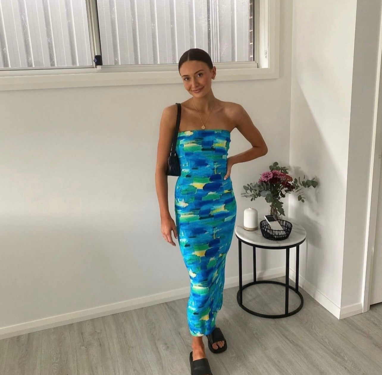 Asta Resort Miami Dress in Blue - For Sale