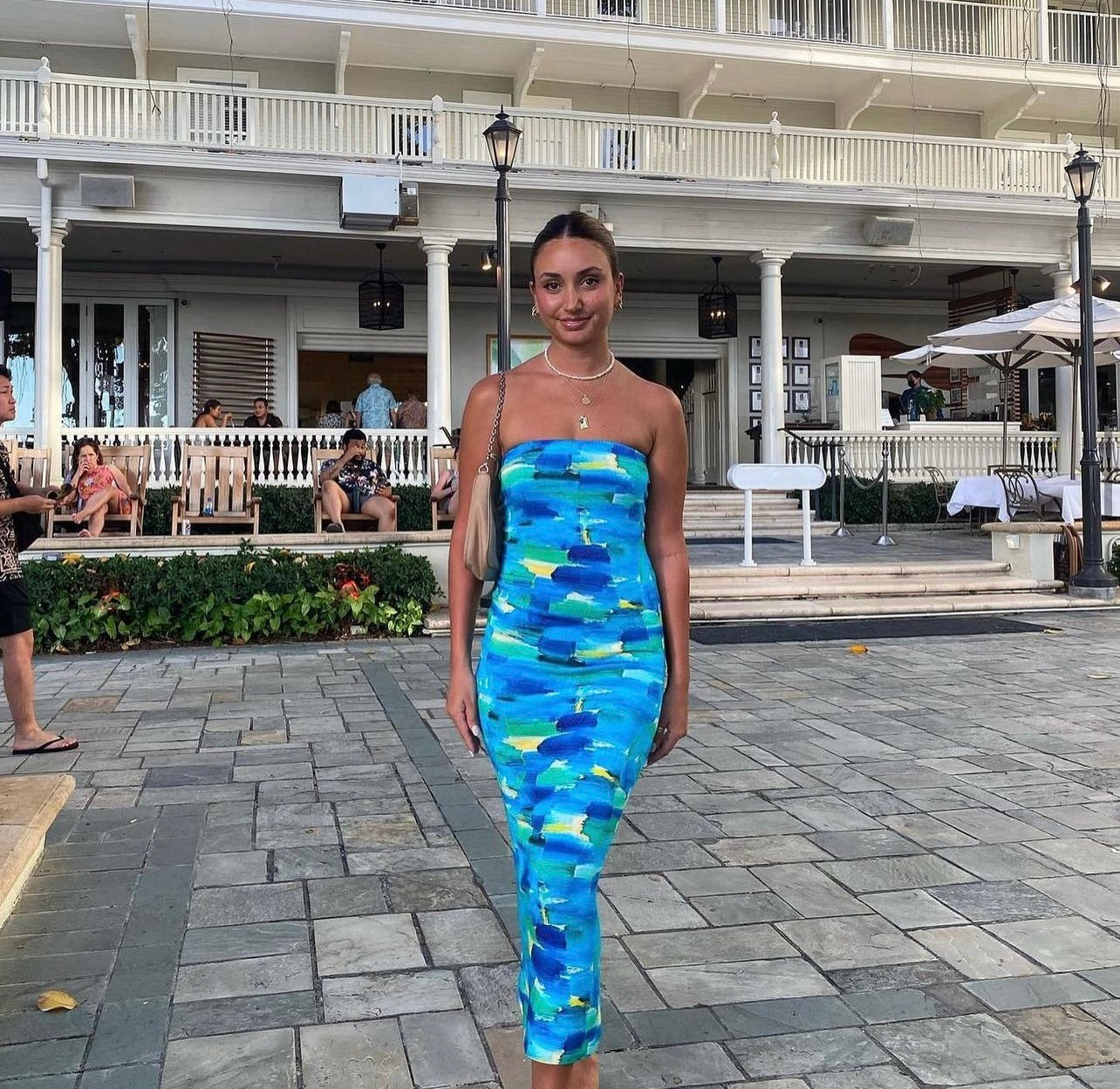 Asta Resort Miami Dress in Blue - For Sale