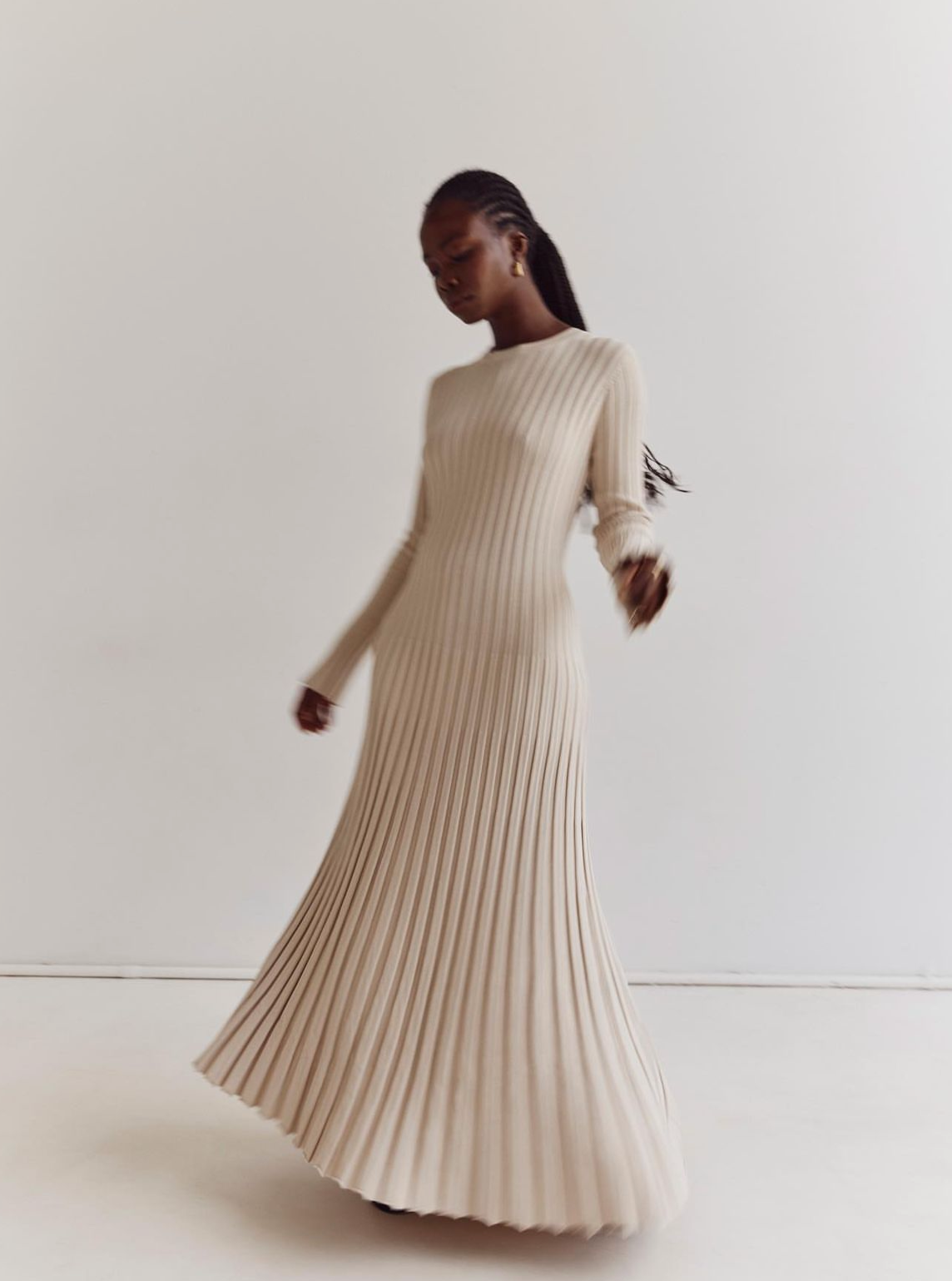 dissh ada stone long sleeve midi dress DISSH - ADA STONE LONG SLEEVE MIDI DRESS by Dissh