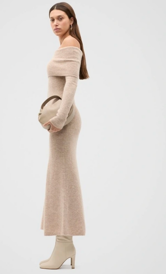 Seed Lofty Off The Shoulder Knit Dress