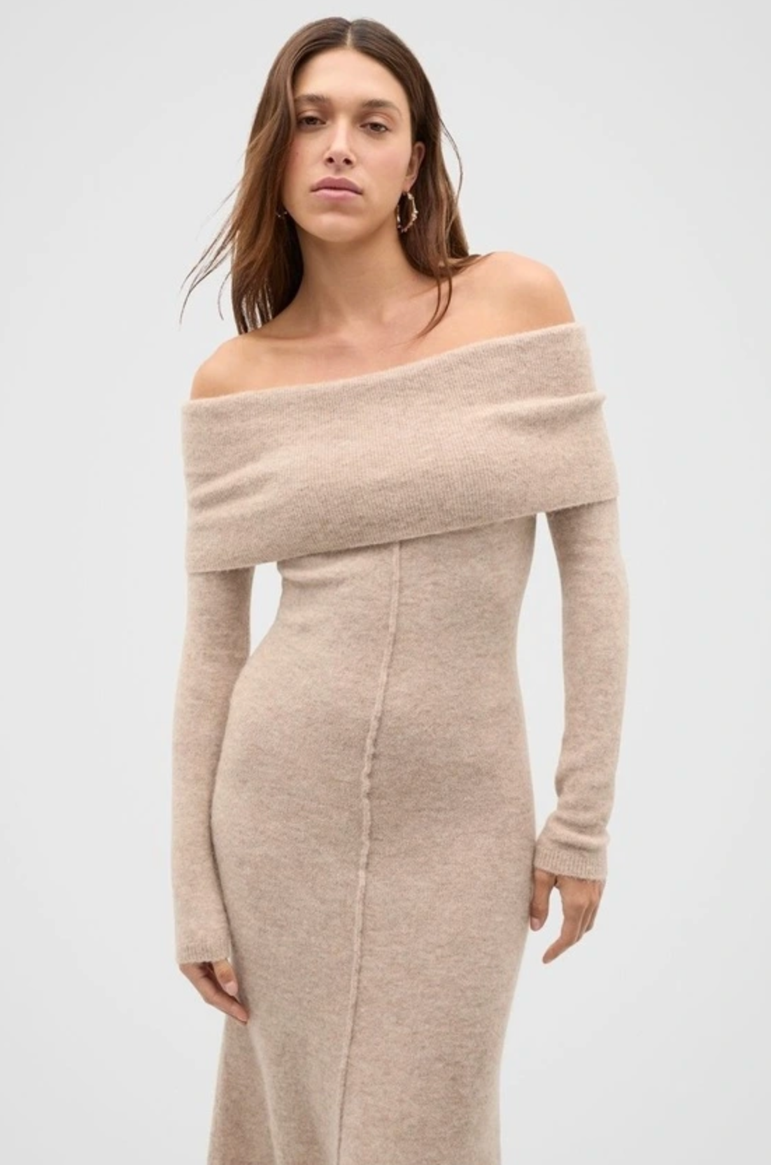 Seed Lofty Off The Shoulder Knit Dress