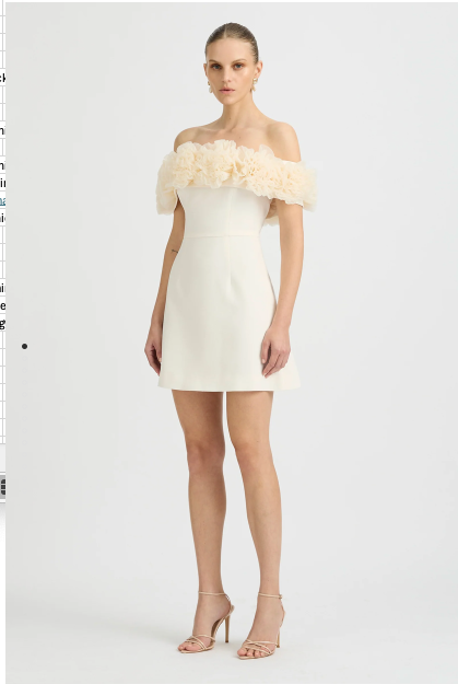 SALE - Sonya Moda Nahla Mini Dress - White