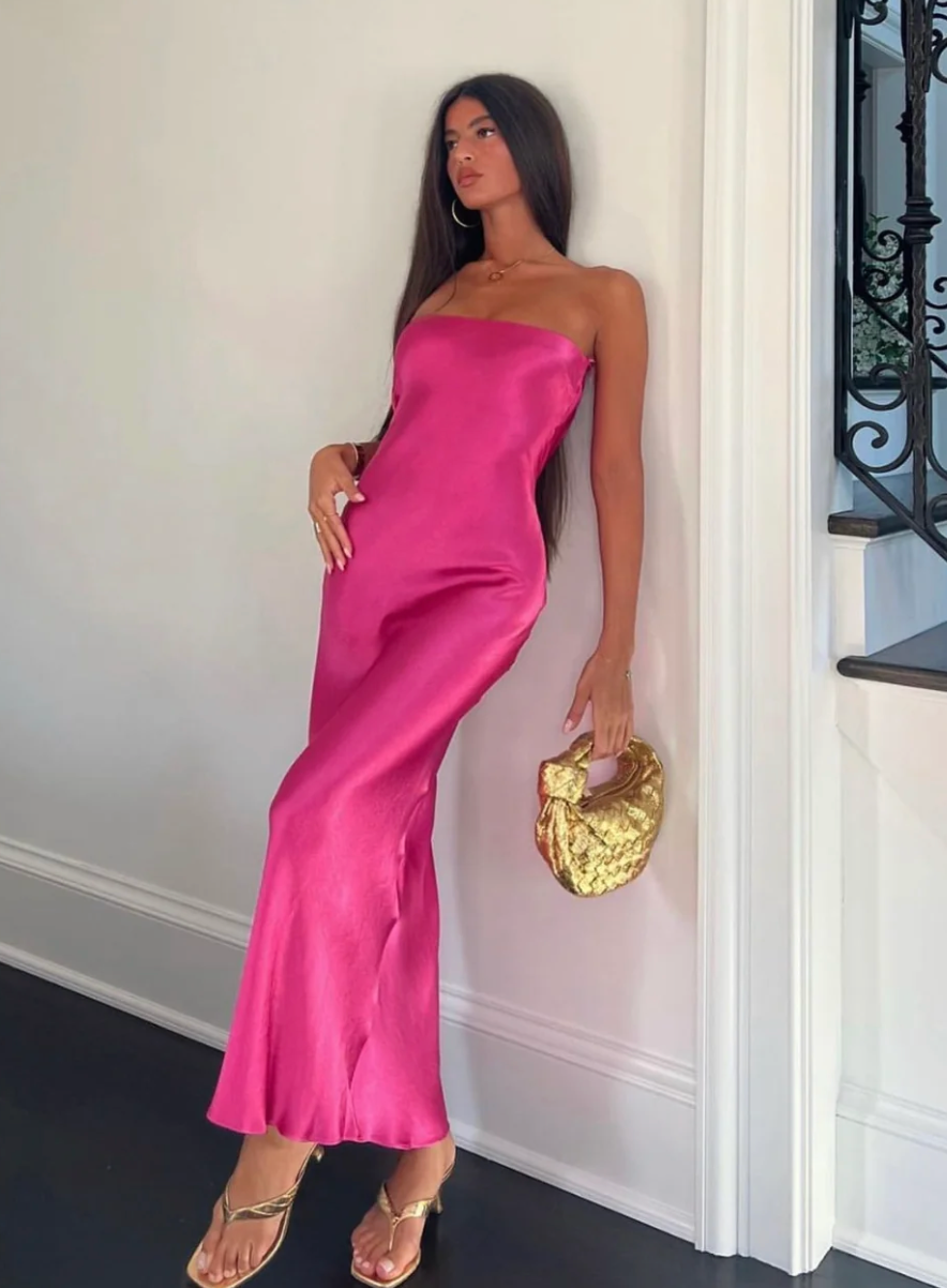 Moon Dance Strapless Maxi Dress
