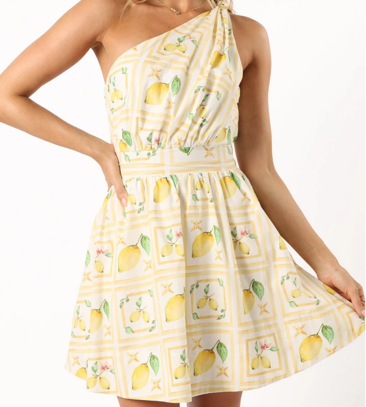 Cintrico One Shoulder Mini Dress